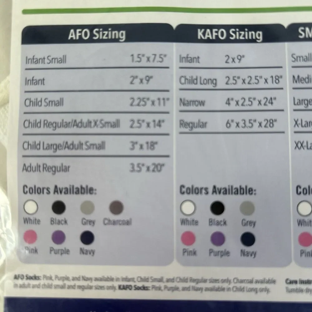 Smartknit White Seamless Small/Child 2.25